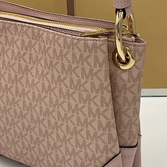 MICHAEL KORS NICOLE LG TRIPLE COMPARTMENT CROSSBODY - Picture 13 of 16